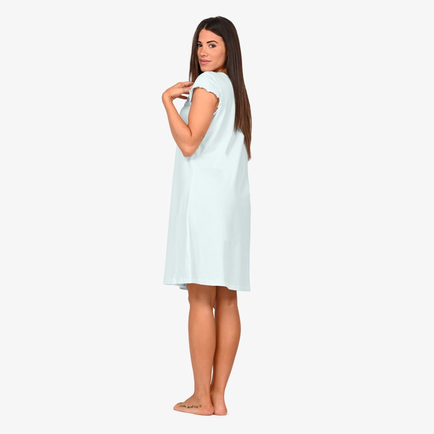 Camicia da Notte Donna 100% Cotone Ragno DP26NU 