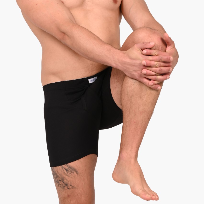 Boxer uomo con apertura elasticizzato gamba lunga Made in Italy