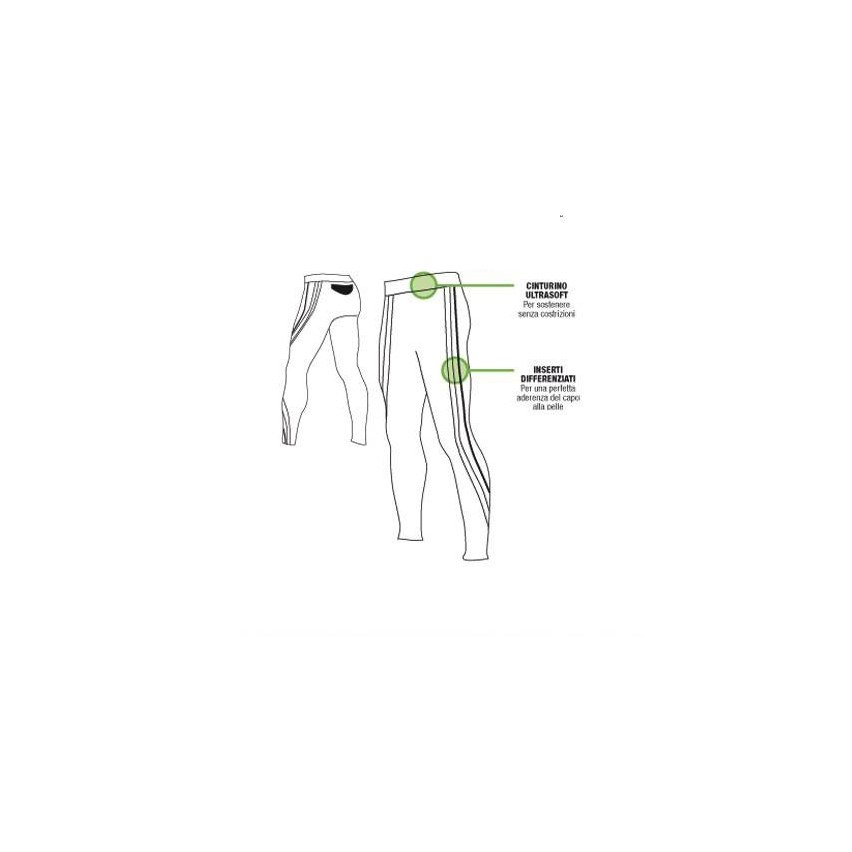 Pantalone uomo Intimidea active fit 600164 traspirante 