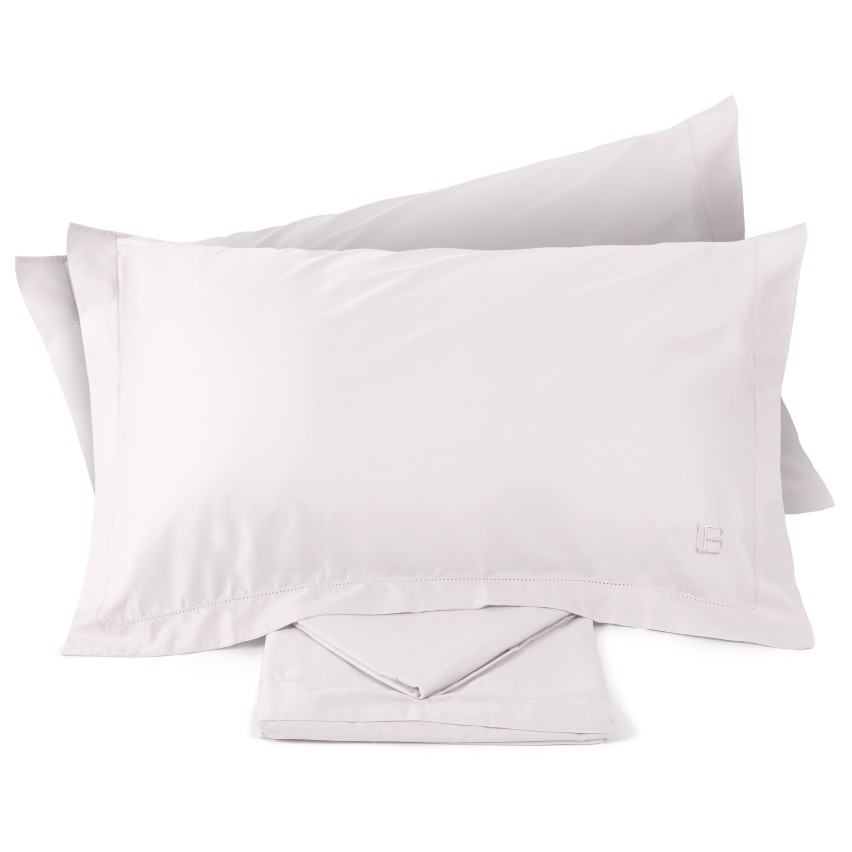 Completo letto Artemisia matrimoniale lenzuola in rasatello di cotone Laura B