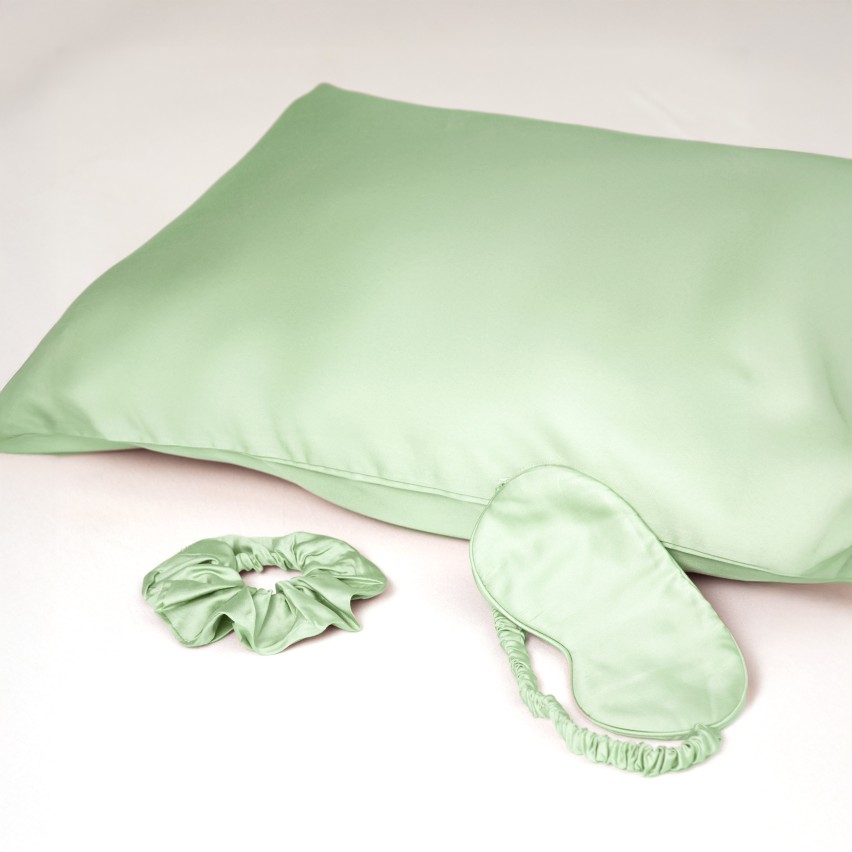 Beauty box in seta di bamboo Biancaluna Clara