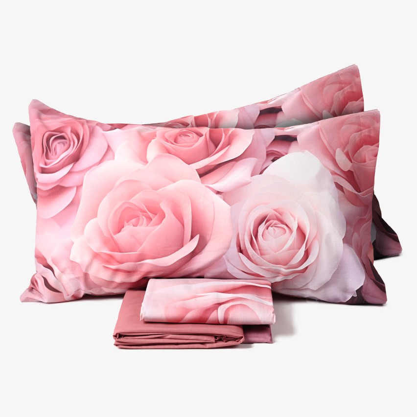 Completo letto 100% cotone Biancaluna Ofelia 