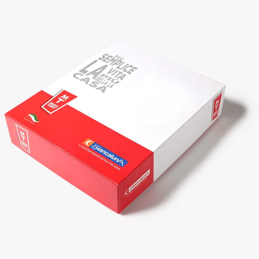 Completo letto 100% cotone Biancaluna Ofelia 