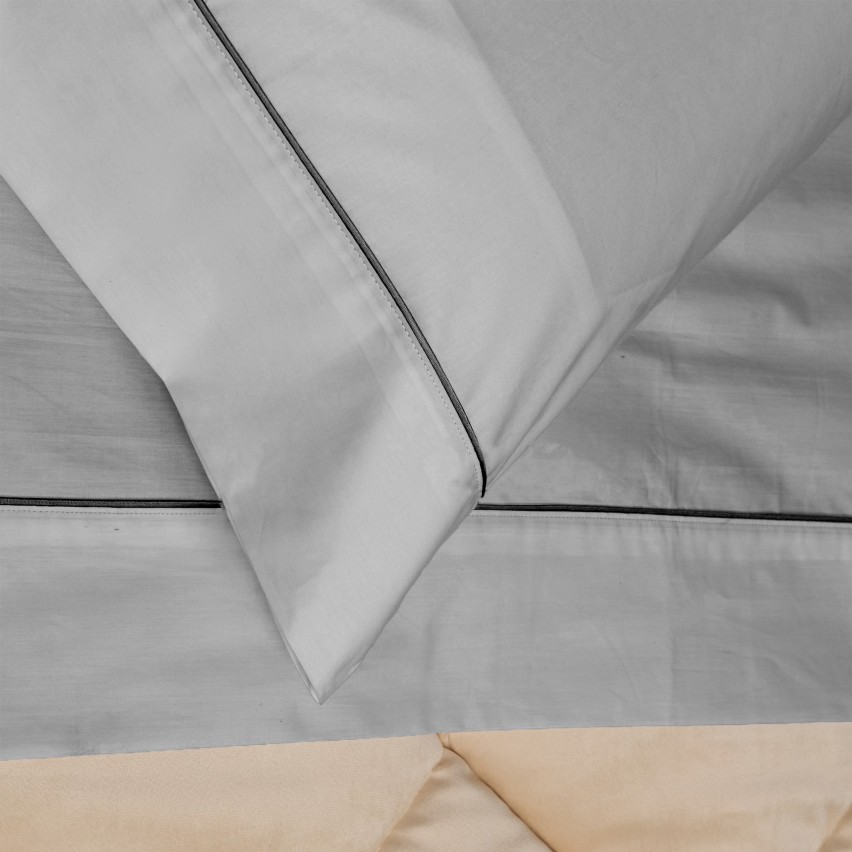 Completo letto in percalle di cotone Biancaluna Percalli