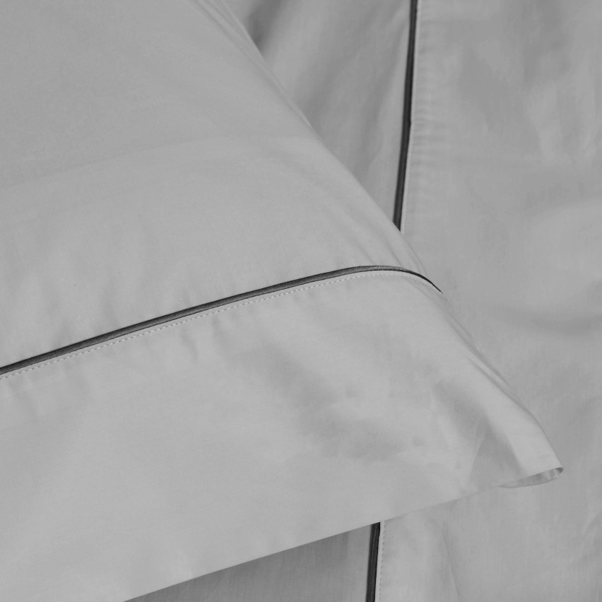 Completo letto in percalle di cotone Biancaluna Percalli