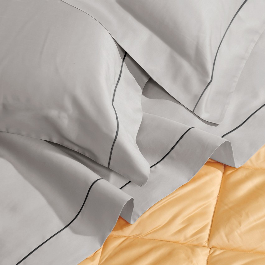 Completo letto in percalle di cotone Biancaluna Percalli