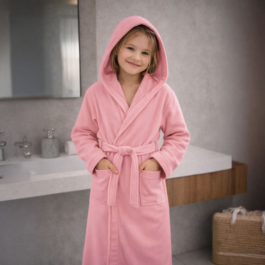 Accappatoio con cappuccio in piquet Biancaluna smart 