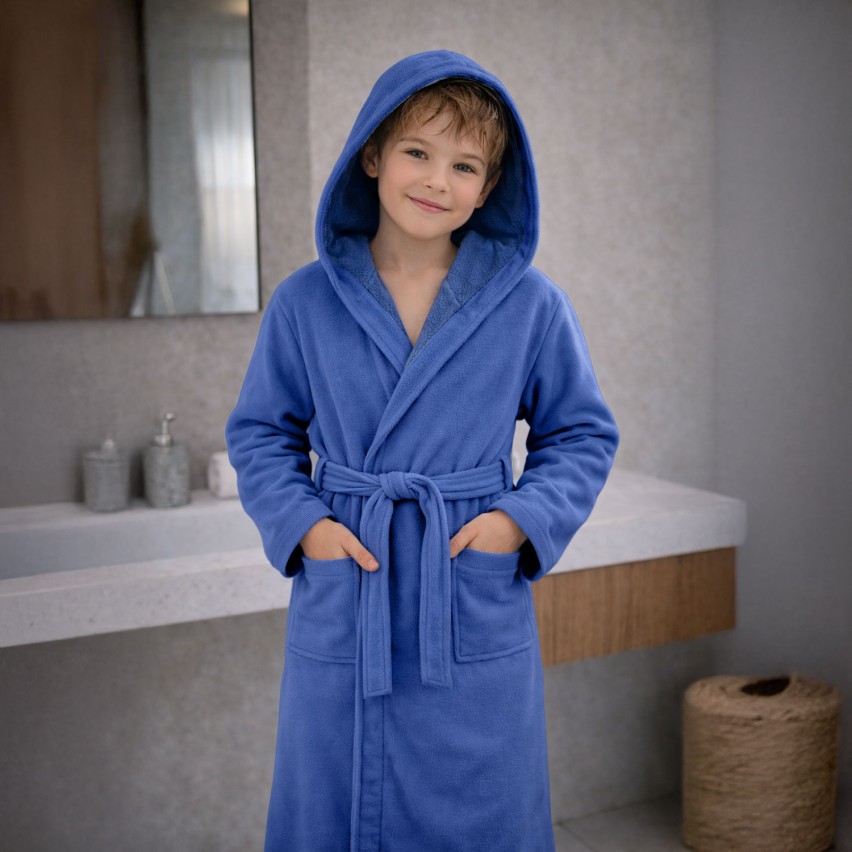 Accappatoio con cappuccio in piquet Biancaluna smart 