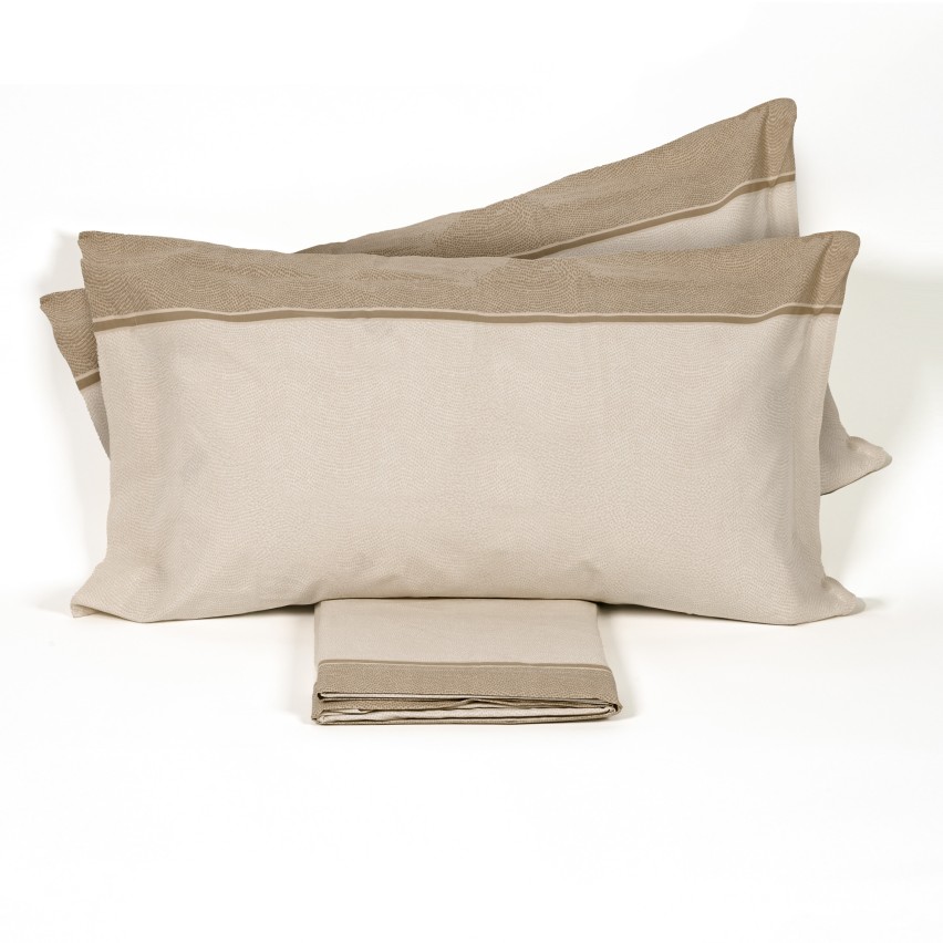 Completo Letto cotone Made in Italy Biancaluna Dern