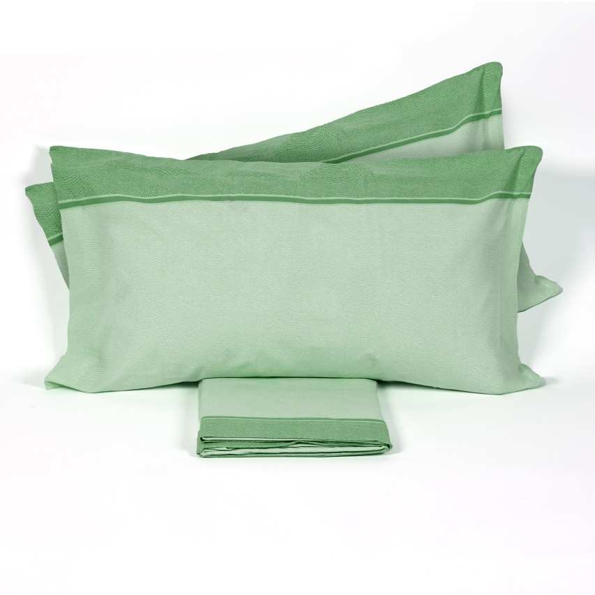 Completo Letto cotone Made in Italy Biancaluna Dern