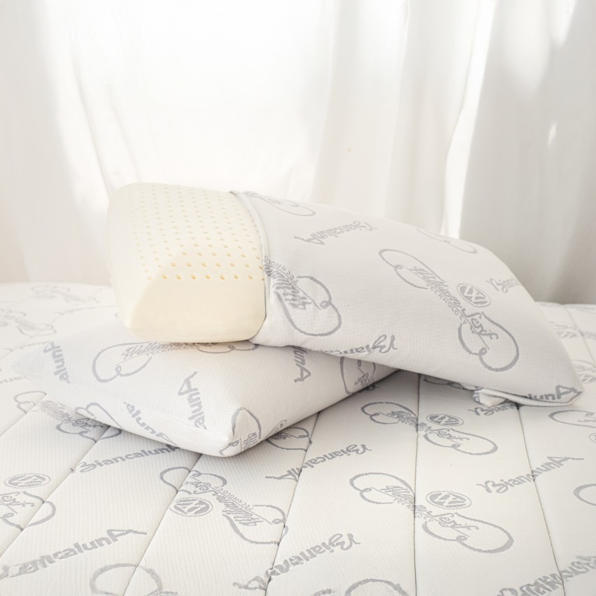 Guanciale in puro lattice Biancaluna William Serif