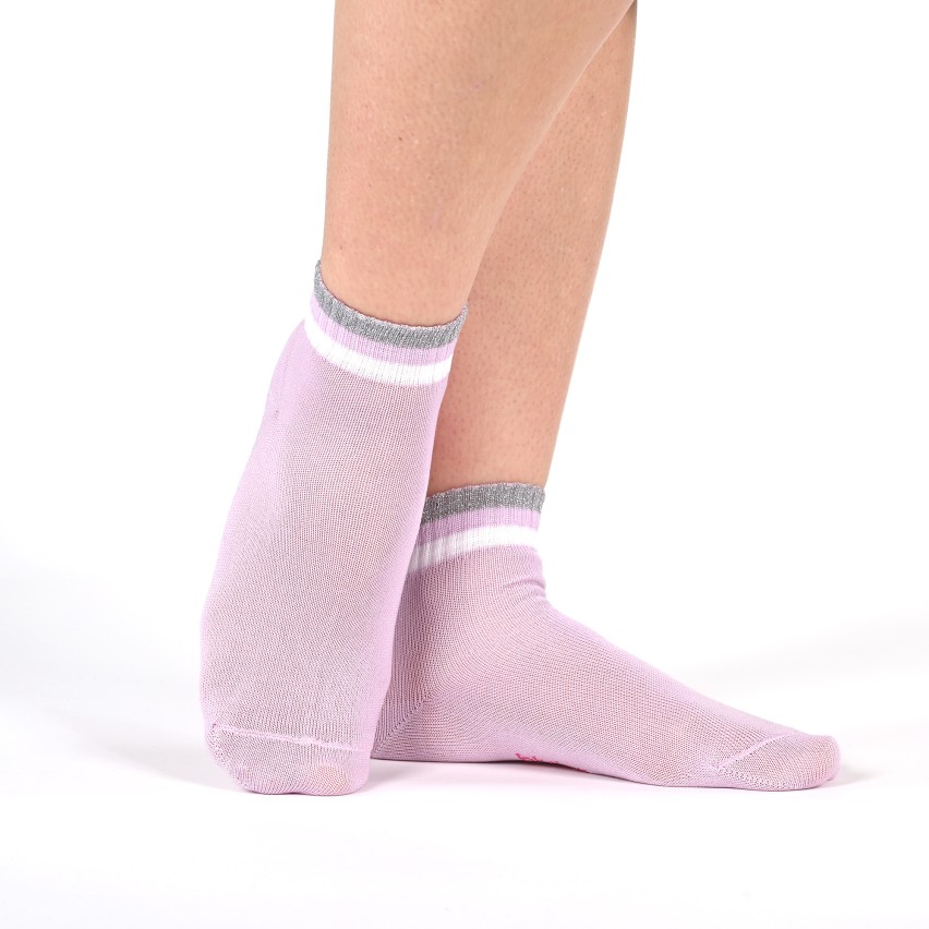 Calzini bimba filo di scozia con bordino in lurex Bluintimo 311 set 3 paia