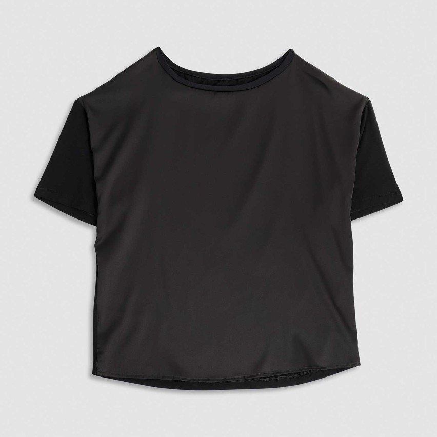 Maglia donna scollo a barchetta in raso e viscosa Cotonella ADD14