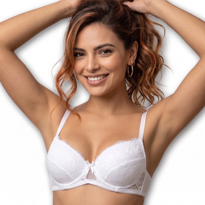Reggiseno balconcino Gianmarcoventuri Zircone imbottito con ferr