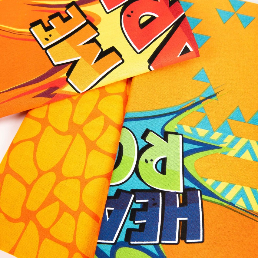 Completo Letto in cotone 1 Piazza Hermet Dinosaurs 