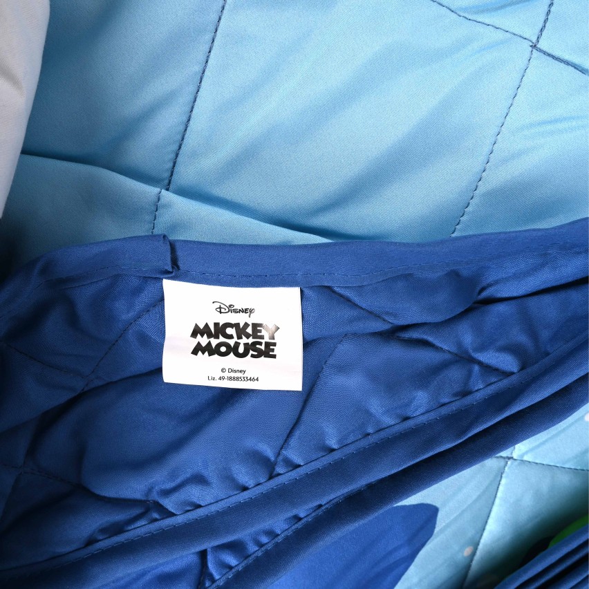 Copriletto trapunta a una piazza Disney Mickey Mouse 
