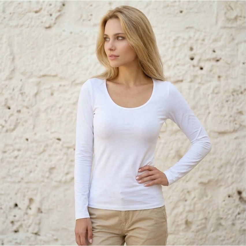 Maglia donna Jadea 4056 a manica lunga cotone