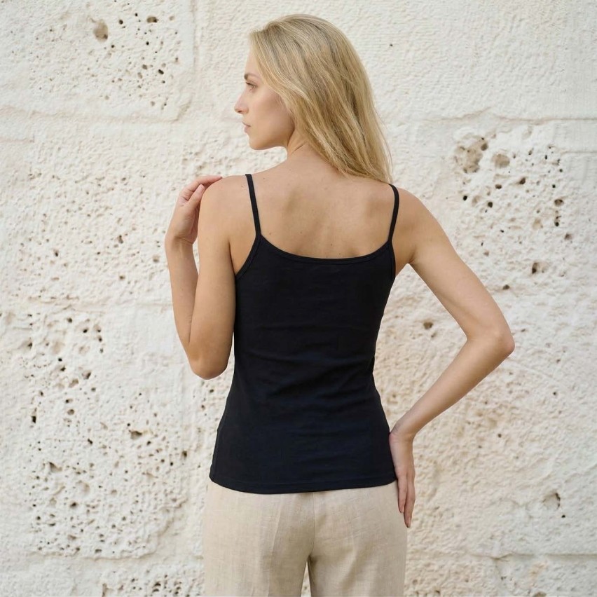 Top donna Jadea 4179 canotta spalla stretta cotone