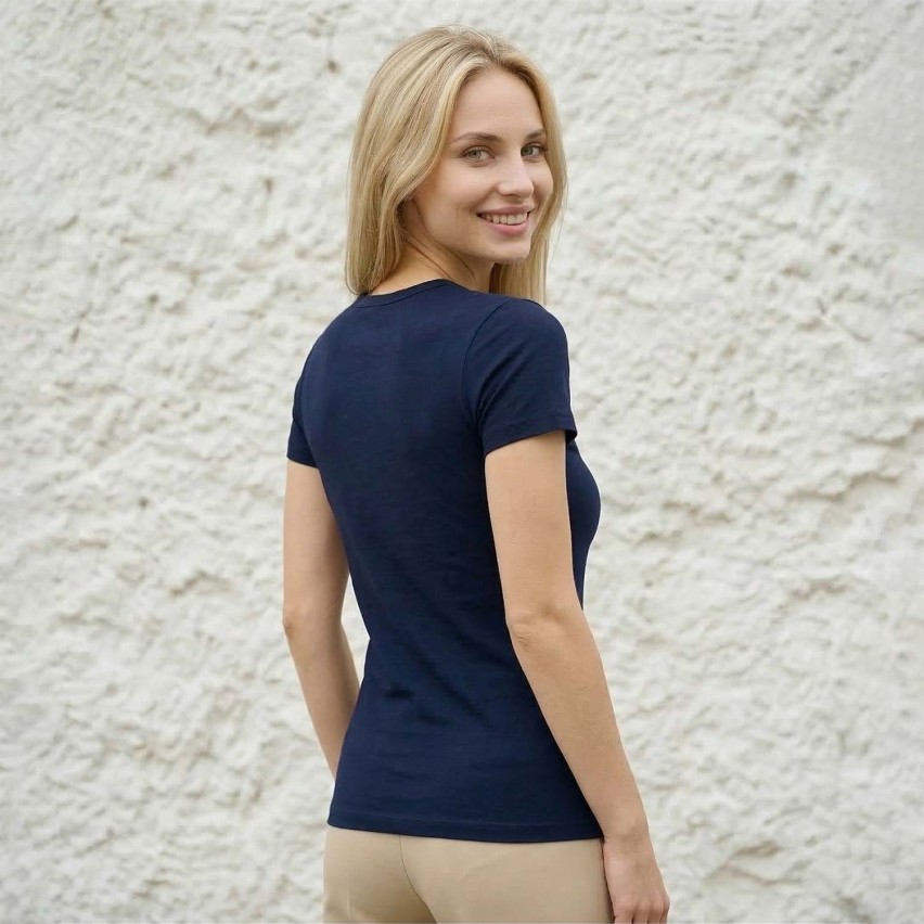 Maglia donna Jadea 4180 manica corta cotone modal girocollo