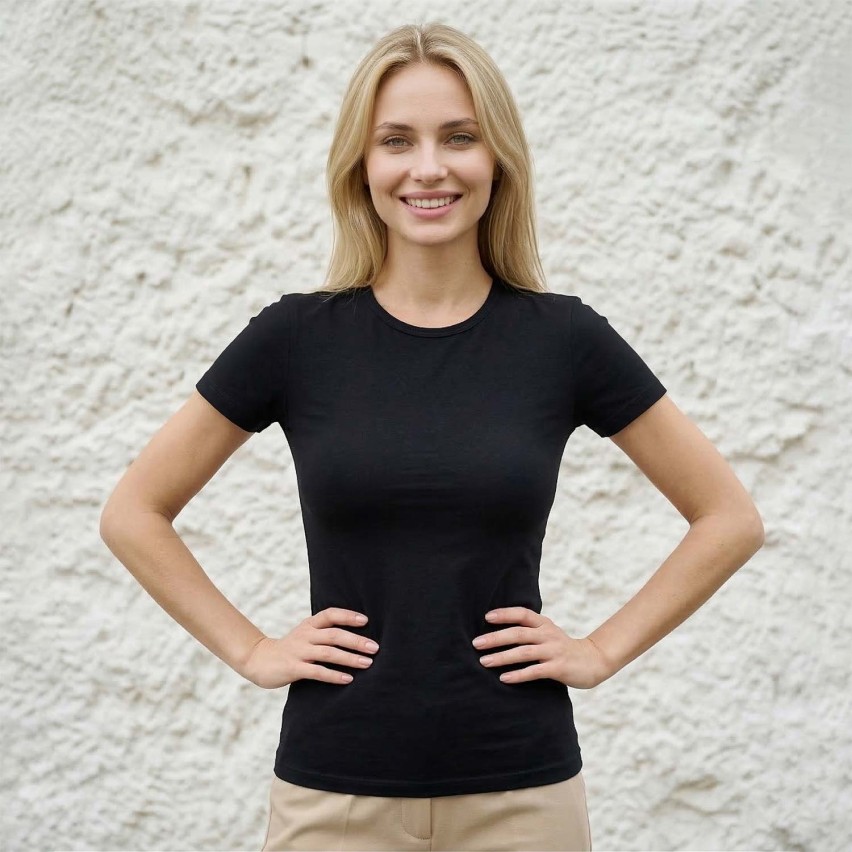 Maglia donna Jadea 4180 manica corta cotone modal girocollo