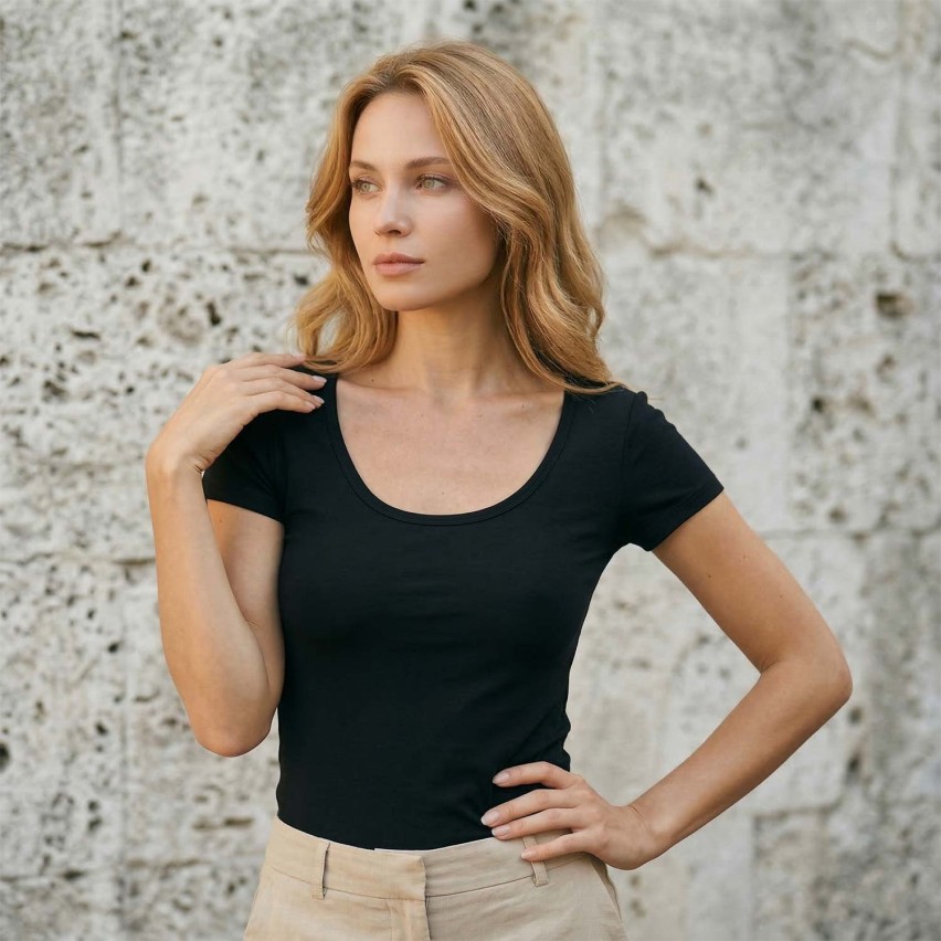 Maglia donna Jadea 4181 manica corta cotone modal