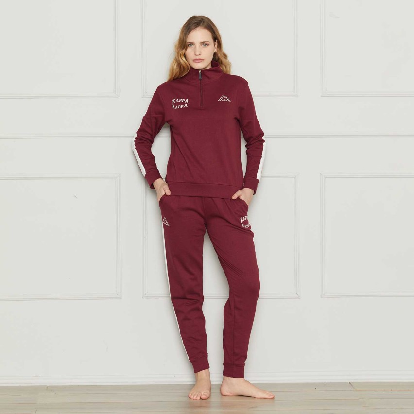 Pigiama donna sportivo felpato Kappa KWW25122