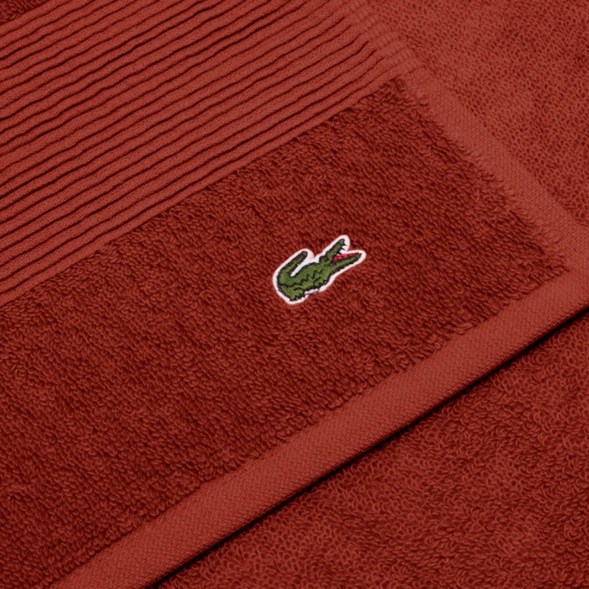 Set asciugamani Lacoste Lecroco 100% cotone viso+ospite