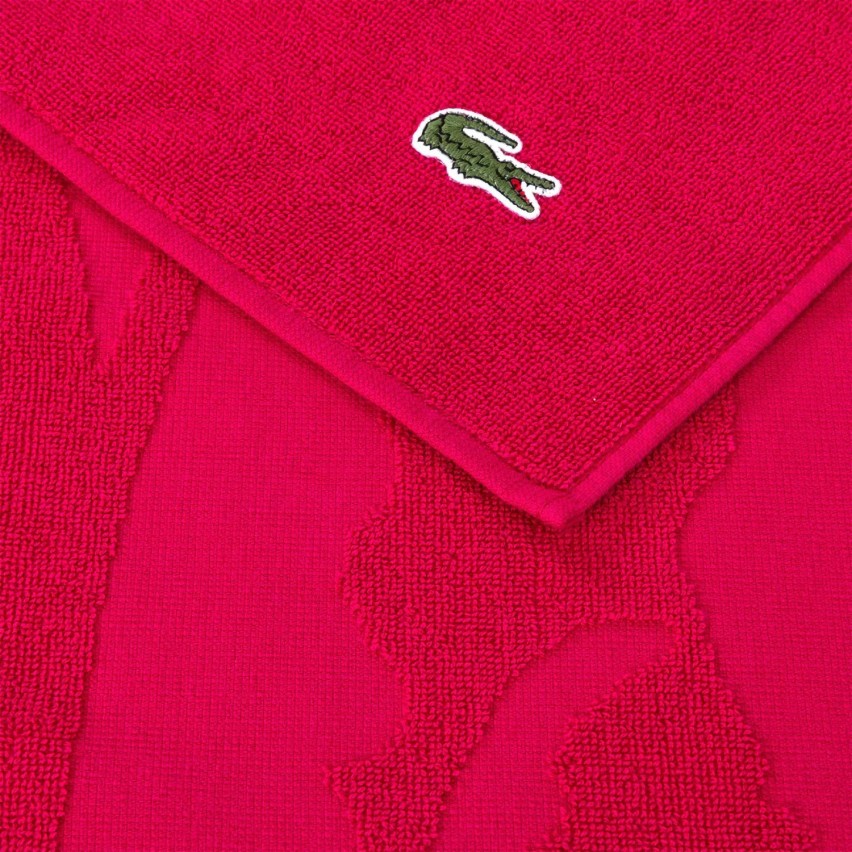 Telo mare in spugna di cotone Lacoste Lsport