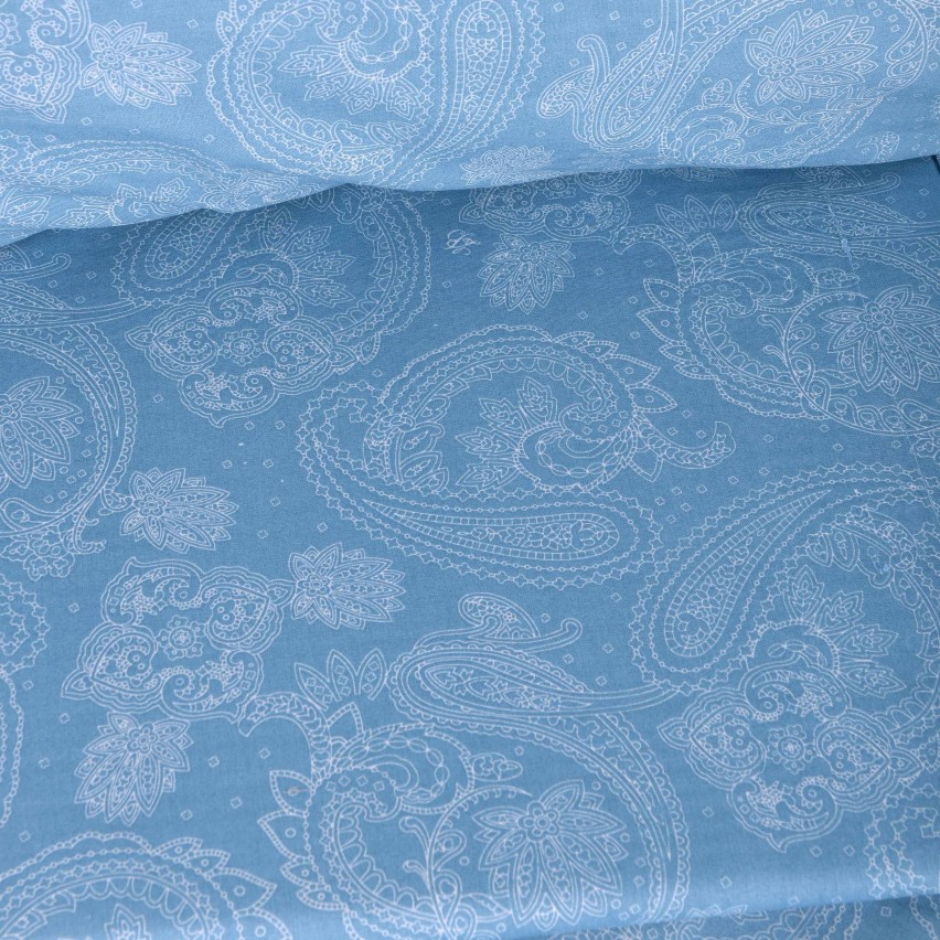 Completo Letto Matrimoniale cotone fantasia paisley Cursa Laura Biagiotti