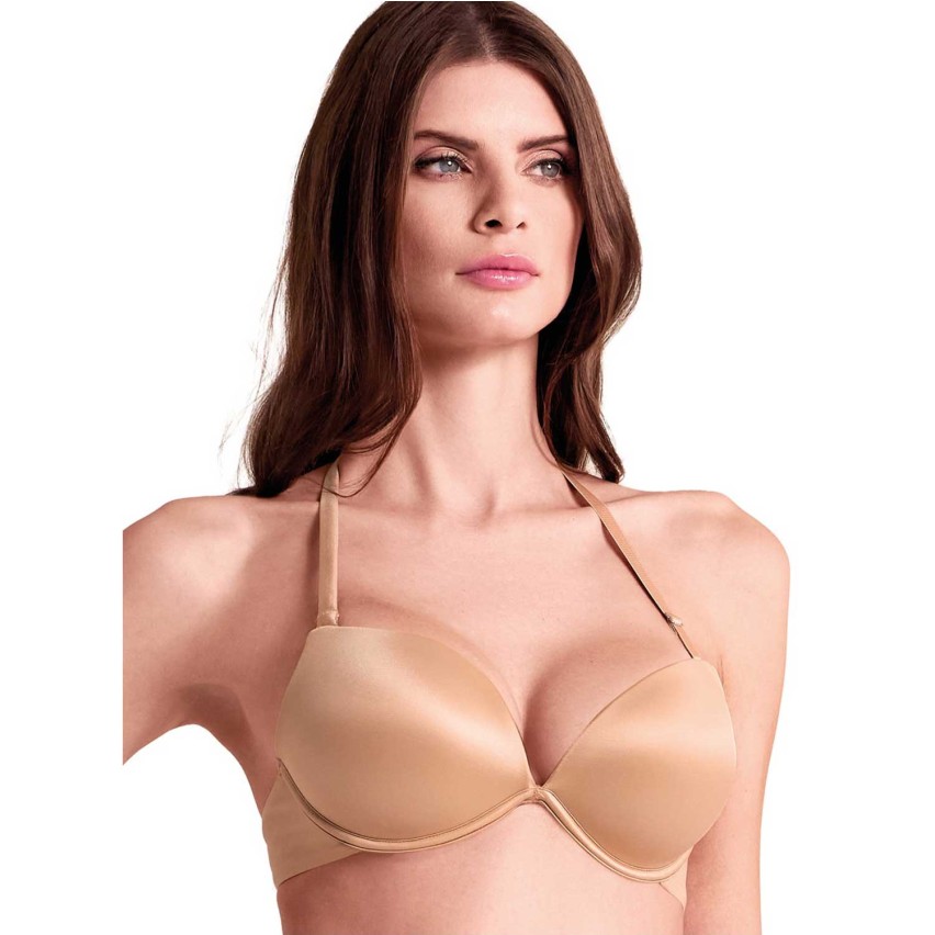Reggiseno super push up Lormar double liscio imbottito
