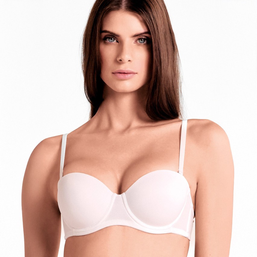 Reggiseno fascia Lormar Pura imbottito con ferretto