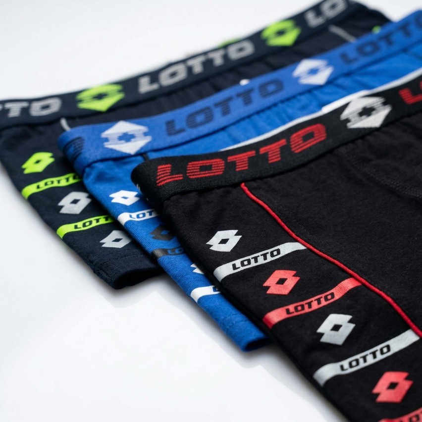 Boxer ragazzo in cotone bielastico Lotto LB4278- 3 paia