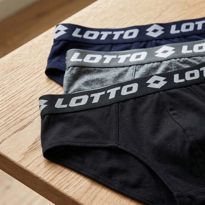 Slip uomo Lotto LS1000 in cotone 3 pz