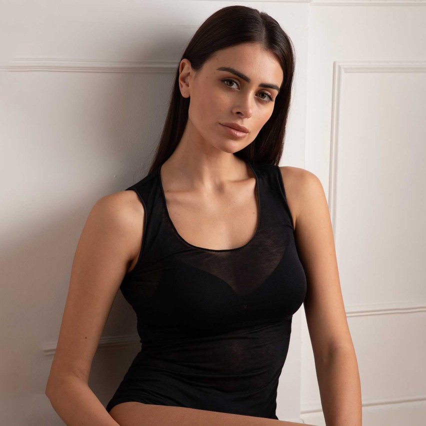 Canotta donna modal e cashmere Lovable L0DV8