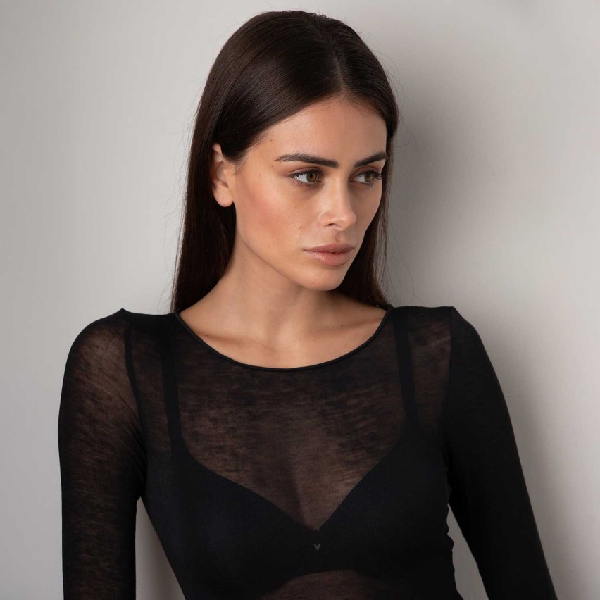 Maglia manica lunga modal e cashmere Lovable L0DVC
