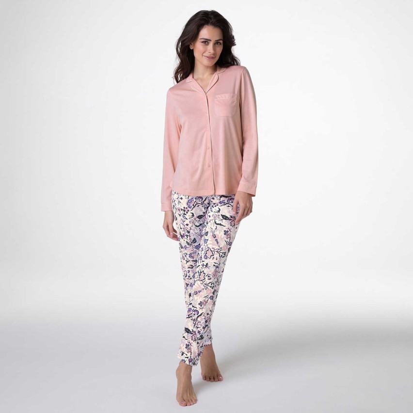 Pigiama donna maglia aperta cotone modal Lovable L0E9N