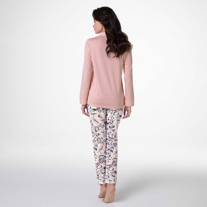 Pigiama donna maglia aperta cotone modal Lovable L0E9N