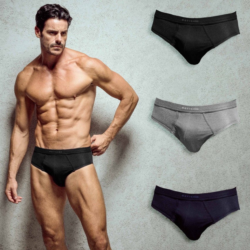 Slip Navigare Uomo 100t elastico coperto 3 pezzi