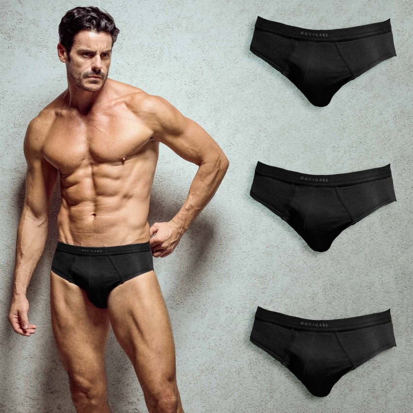 Slip Navigare Uomo 100t elastico coperto 3 pezzi