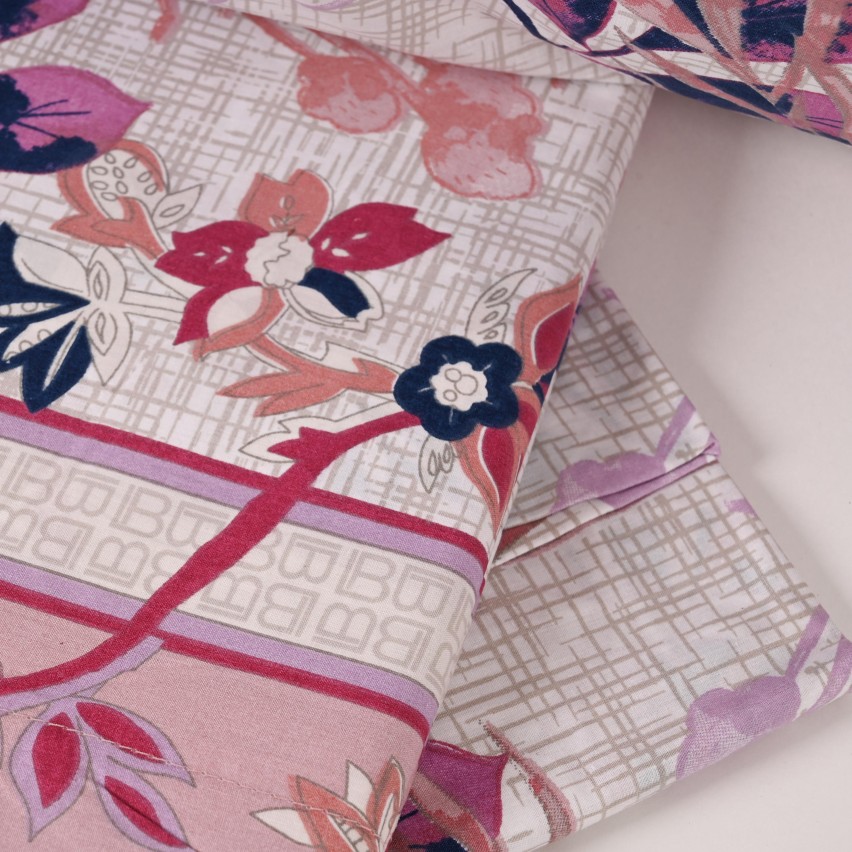 Completo letto maxi Laura Biagiotti 100% Percalle di cotone Palma