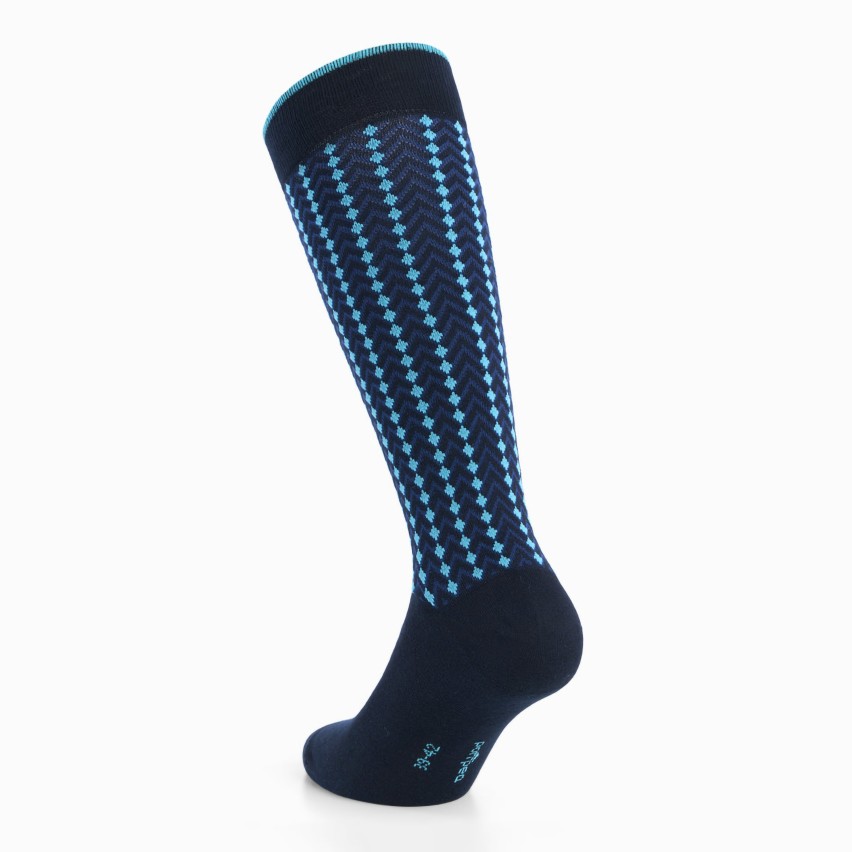 Calze lunghe in morbido cotone uomo Set da 6 paia Pompea Santiago S55