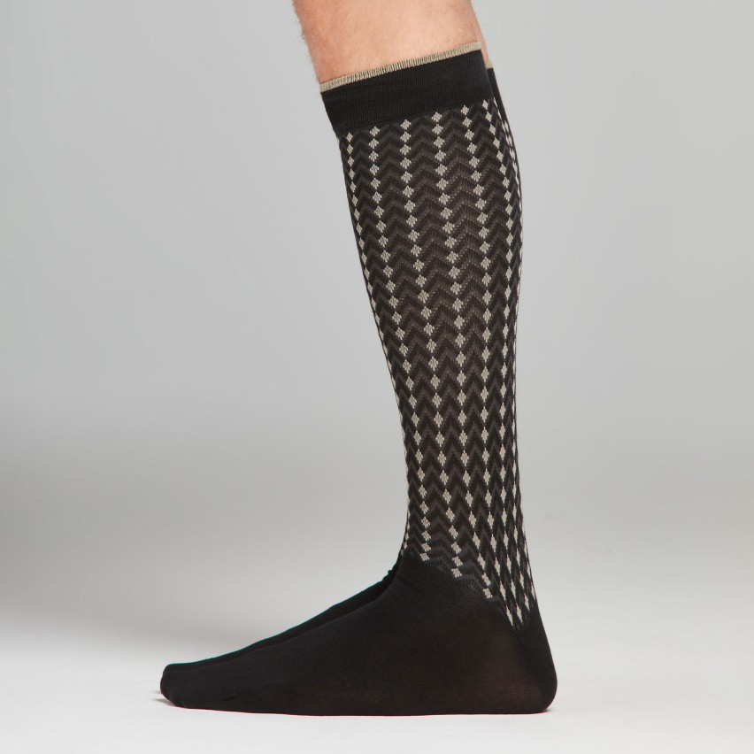 Calze lunghe in morbido cotone uomo Set da 6 paia Pompea Santiago S55