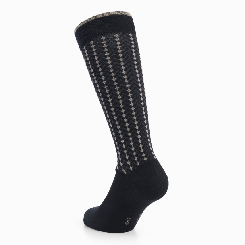 Calze lunghe in morbido cotone uomo Set da 6 paia Pompea Santiago S55