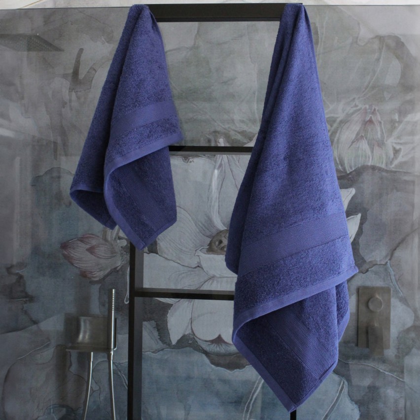 Set asciugamani viso + ospite Pompea 500gr 100% cotone