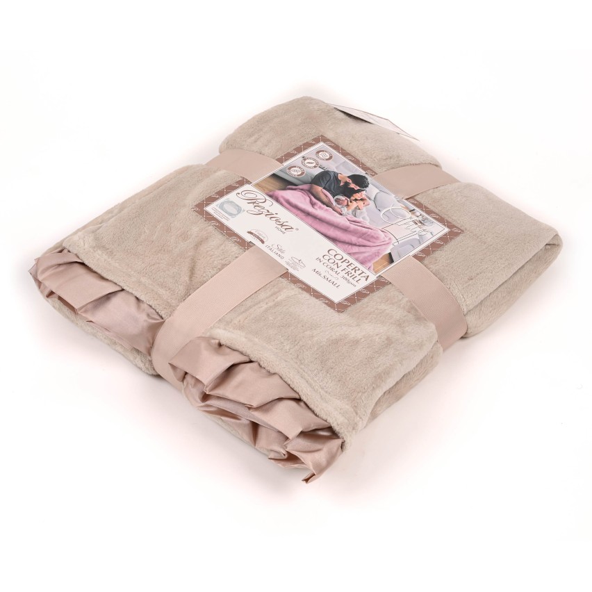 Coperta in coral con frill Preziosa Chic Cop