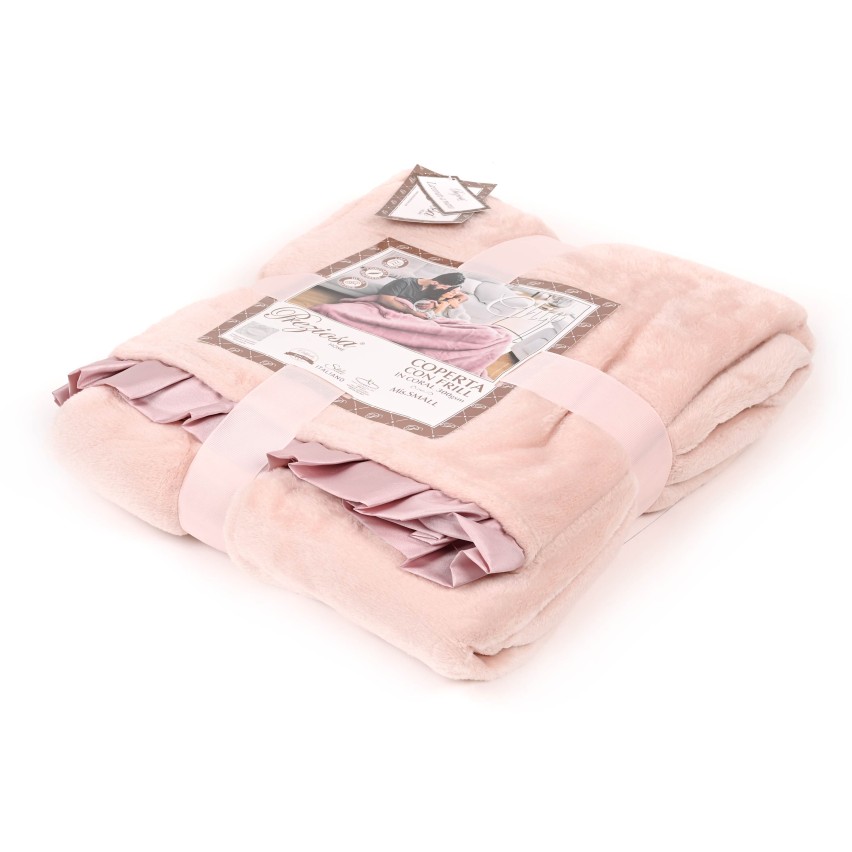 Coperta in coral con frill Preziosa Chic Cop