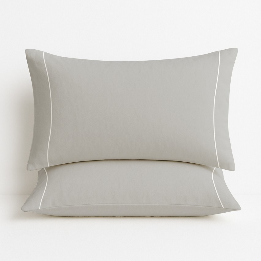 Coppia di federe 100% cotone Preziosa Monza