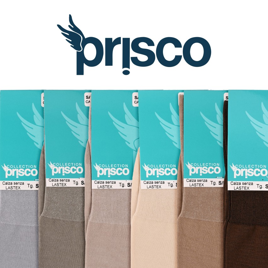 Calza Corta Sanitaria senza Lastex Prisco saniclass 6 paia