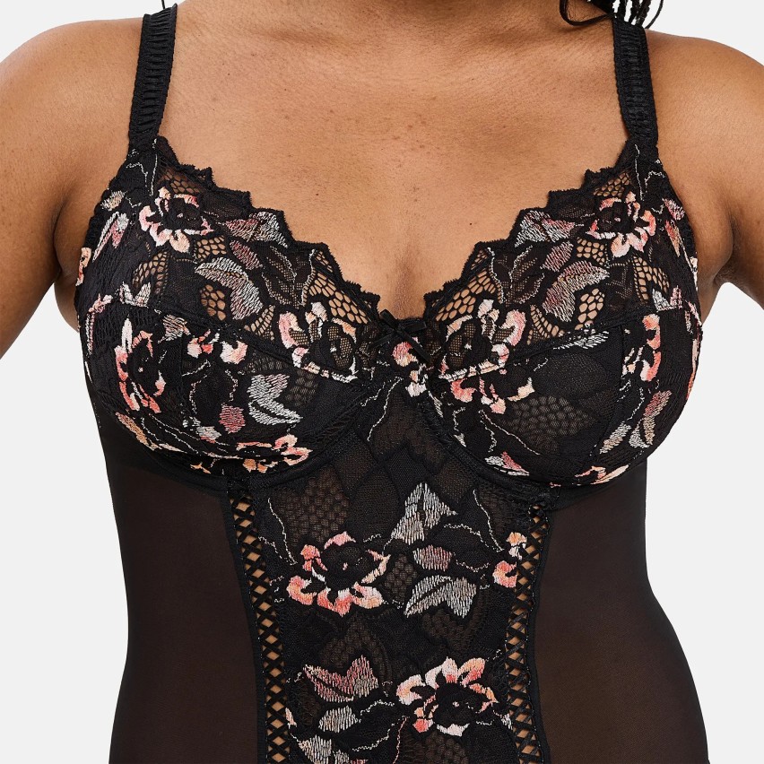 Body tulle e pizzo Sans Complexe 20AAN74