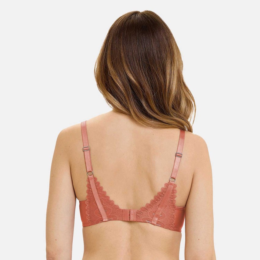 Reggiseno con ferretto pizzo e stringhe Sans Complexe 70AAO90